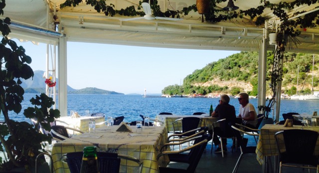 A favourite place for a relaxing meal and a half-carafe after a day's sail.