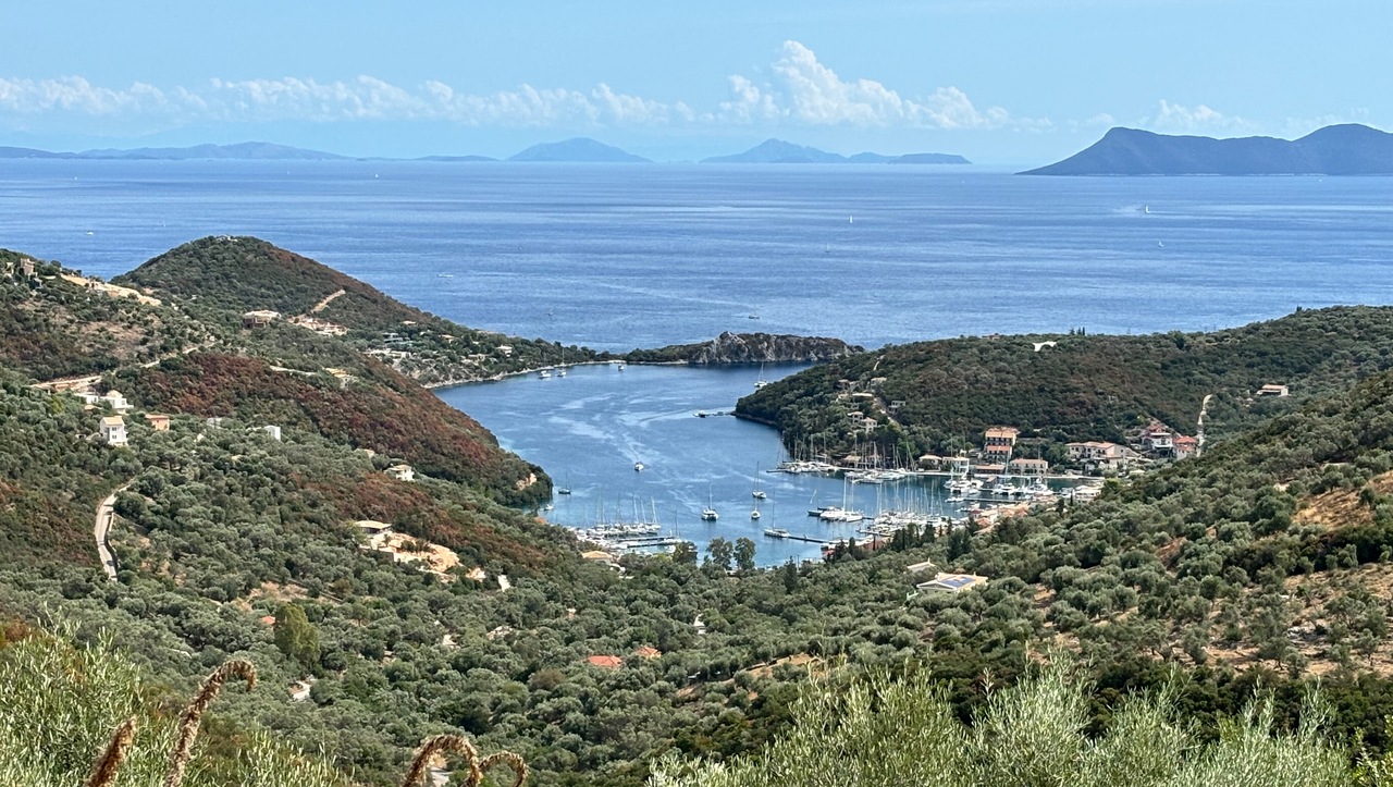 A tight squeeze in Sivota 